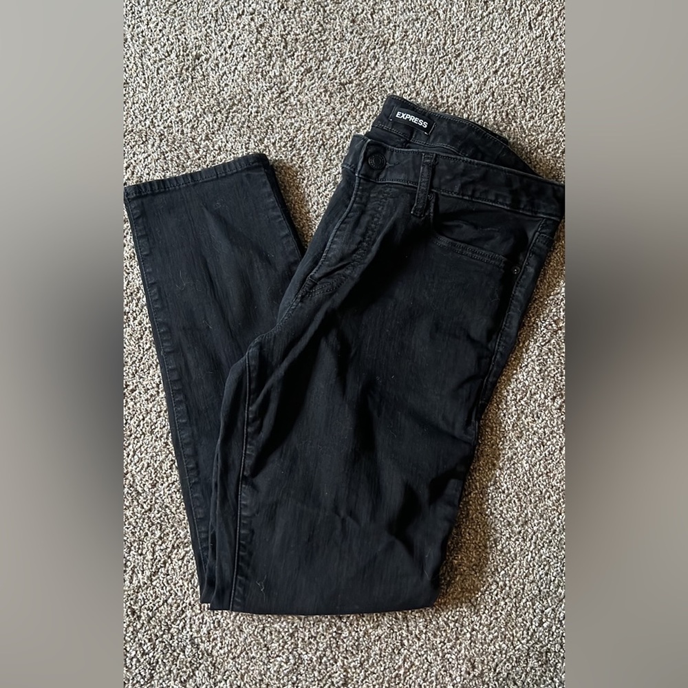 Men’s Black Express Slim Jeans